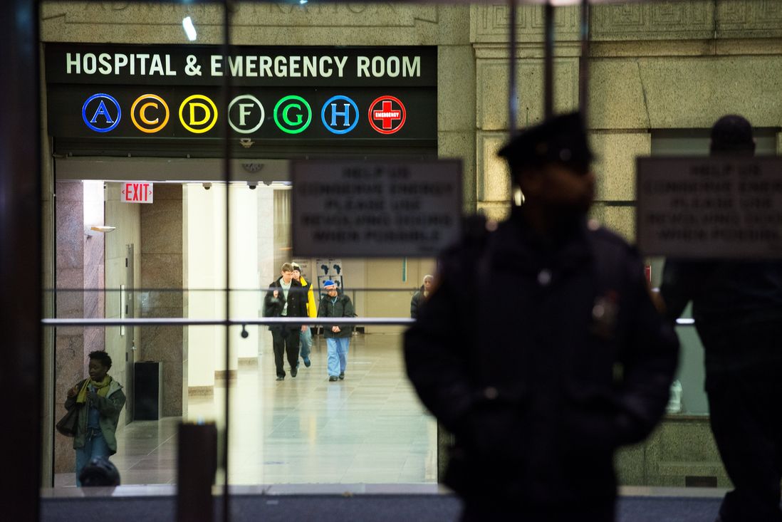 At Bellevue Hospital (Getty Images)
